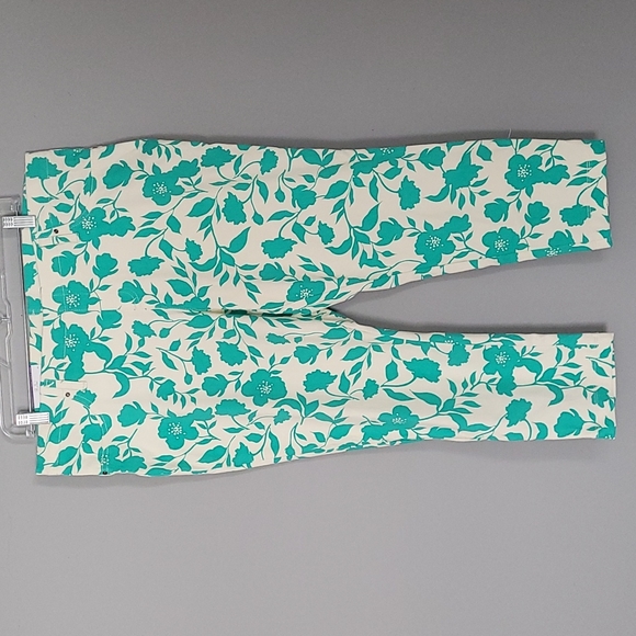 Time and Tru Green Breeze Stretch Fitted Capri Jegging - Picture 2 of 8